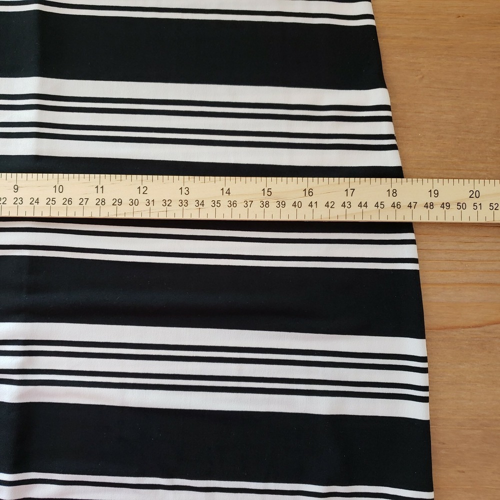 Ivanka Trump Women's Collared Sheath Dress Striped With Belt Black White Size XS - Picture 10 of 12